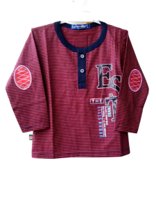 T Shirt Anak | Kaos oblong Tangan Panjang Anak umur 4 - 7 Tahun - Domino