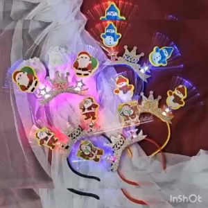 Bando Natal LED Elastis Import Premium: Aksesori Natal Anak Dewasa