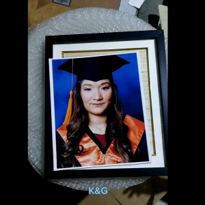 Picture Frame for Graduation Toga Photo Certificate Wedding Photo Diamong Painting Documents Portrait Arts Craft DIY Projects 5R 6R 8R with 2 hooks