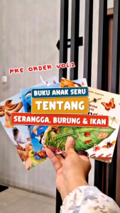 Paket 3 Buku Ensiklopedia Si Kecil | Serangga Ikan dan Burung | Ranah Buku