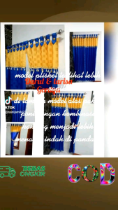 Gorden Poni: Model Tali Gantung Motik & Gorden Berkualitas Tinggi