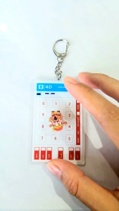 4D Spinning Lucky Keychain