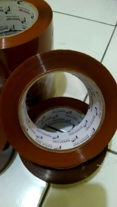 Isolasi Rafichi 45 x 200 Yard 1 Paket isi 3 Warna Coklat