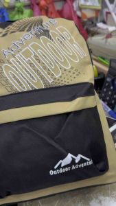 Harga promosi Bag sekolah backpack kain canvas