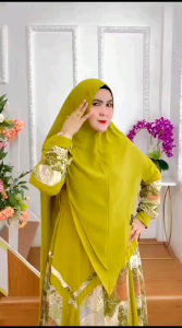 almirapremium Gania series | gamis syari premium | gamis ceruty babydoll