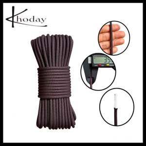 10 mét - Dây Dù 3.5mm tròn có lõi + sọc carro chắc chắn dùng làm macrame căng lều trang trí cột đồ