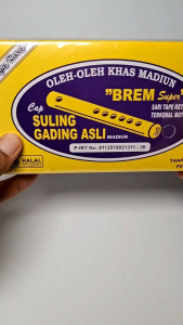 Brem Madiun Cap Suling Gading Super Jumbo ISI 3 Lempeng oleh oleh khas madiun