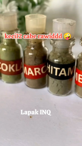 Kutek kuku bubuk kemasan 3ml murah warna hitam merah orange maroon coklat asli sah untuk sholat halal