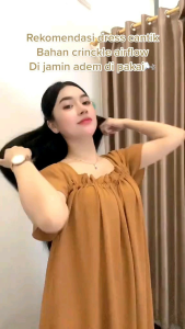 DASTER FUJI & DRESS LAURAN CRINKLE AIRFLOW