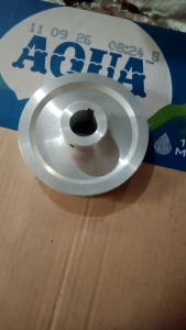 Puly a1 X 5” in X as lobang 12mm / 14mm / 15mm / 16mm / 17mm / 19mm / 20mm / 24mm / 25mm Pulley alumunium A1 x 125 Cm Pulley pully puly
