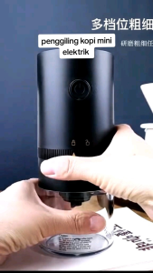 CREAROMA Penggiling Kopi Elektrik Portable Coffee Grinder Adjustable 1500mAh 120ml USB Type-C - HB-995