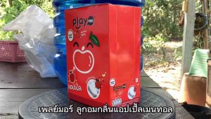 เพลย์มอร์ ลูกอม กลิ่นแอปเปิ้ลและเมนทอล ขนาด 12 กรัม จำนวน 12 ซอง