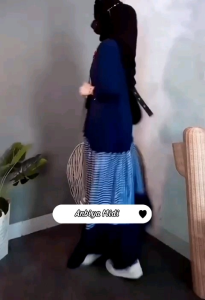 Zakia Midi mat cotton squere mix cringkel air flow busui fit M - XL