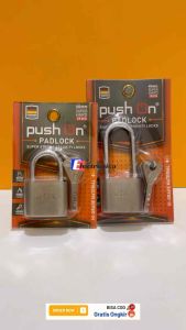 ORIGINAL GEMBOK PUSH ON 40MM  PENDEK & PANJANG / PUSH ON PADLOCK / GEMBOK PINTU STAINLESS