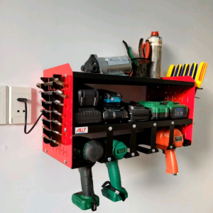 KỆ MÁY PIN 3 TẦNG FULL PHỤ KIỆN