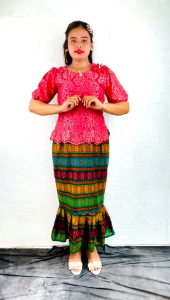 MISS NAULI Blouse Brukat - Atasan Kebaya Modern Bahan Semi Perancis XXS - 2L Lengan Balon Terbaru