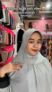 Hijab Lengan Hokas Jumbo Kombinasi