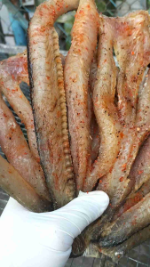 Khô cá lóc Đồng Tháp vị tiêu ớt phơi 3 nắng size 4-6con/kg