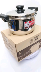 Zebra Steel Umbrella Stand 22cm, Model Carry, 4.5 Liters, 160375, Double Metal Holder, Umbrella, Folding, White