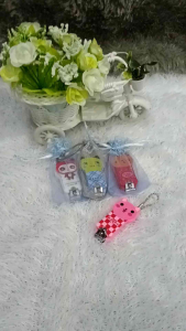 (50pcs) Kantong Tile kemasan GUNTING KUKU KARAKTER & GANTUNGAN KUNCI 5x8cm