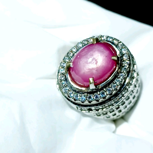 CINCIN BATU RUBY STAR CORONDUM HIGH QUALITY