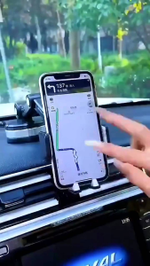 Holder HP Mobil 4in1 Car Holder Multifungsi Universal 360 Rotatable Suction Super Kuat