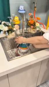 Filter Saringan Kran Air Kepala Keran Putar Sambungan FLEXIBLE Bisa Putar 360 Shower Plastik FREED