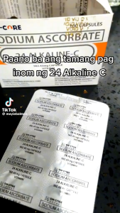 10 capsules only ORIGINAL 24 Alkaline-C Sodium Ascorbate Vitamin C Capsules | 562.43mg Non-Acidic Immune Support Supplement