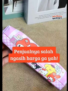 Kotak Pensil Kuromi Melody Cinamorol Tempat Pensil Stationery Alat Tulis
