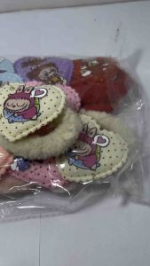 Ikat rambut labubu sanrio bantal love isi 12pcs