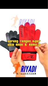 Sarung Tangan Kiper Anak Alas Kulit Berkualitas Murah Usia SD-SMP
