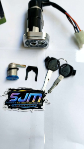 KUNCI KONTAK SET REVO FI/REVO FIT INJECTION/BLADE 125 NEW REPSOL KOMPLIT SUDAH PLUS KUNCI JOK