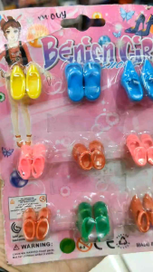 SEPATU BARBIE MAINAN SEPATU BARBIE 9 PASANG SEPATU BENIGN GIRL