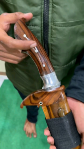 Golok Patimura kayu Johar  100% bahan dari bajaper asli proses ditempa & sipuh