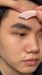 Bộ Dụng Cụ Cắt Tỉa Lông Mày Chuyên Nghiệp Với Kéo Và Lưỡi Dao Cạo
