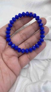 Luminous Blue 2027 Color of the Year Crystal Lucky Charm Bracelet (for kid & Adult)