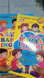 Buku Paket Isi 2 Pcs Belajar Bahasa Inggris 1A+1B (15 23Cm)