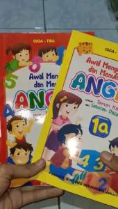 Buku Paket Isi 2 Pcs Awal Mengenal & Menulis Angka 1A+1B(16x24cm)