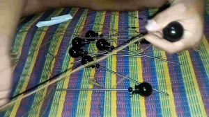 หลักปักมัดไก่ต่อไก่ตั้ง+เชลฃือกล่ามไก่จำนวน1ชุดราคาประหยัด