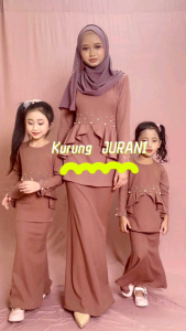 [KANAK-KANAK 1Y-8Y] BAJU KURUNG JURANI AFINY COLLECTION BAJU RAYA 2024  PREMIUM COMO CREPE BAJU RAYA MODEN BAJU RAYA CANTIK