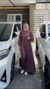 Gaun Dewasa Trendy 2024 - Gaun kondangan - Rayon cryncle - Vioni Dress