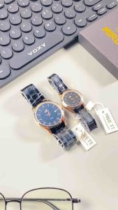 MIRETE ORIGINAL Jam Tangan Couple Analog Tipe 241 Bahan Stainless Fitur Tanggal Aktif Water Resistant Realpict By Dumai.Store