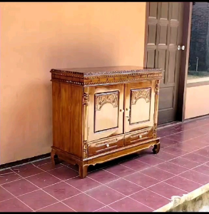 BUFET TV MAJAHPAHIT KAYU JATI