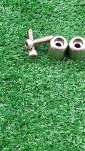 ปลายแฮนด์KRVictor Serpico แต่ง 1 คู่ (เลสเงิน)ตุ้มปลายแฮน พร้อมน็อต ใส่ได้หลายรุ่นรถ Motorcycle มอเตอร์ไซค์