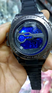JAM TANGAN LASIKA 643 ORIGINAL WATERESIS STRAP TALI RUBBER PRIA (Andre What 97)