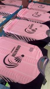 JERSEY BADMINTON JERSEY TRANING BADMINTON JERSI CUSTOM [NEW DESIGN BADMINTON CLUB][FREE CUSTOM NAME] SIZE 4xs to 7Xl