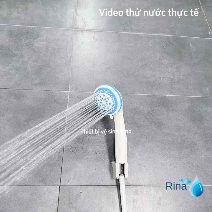 Bộ vòi sen tắm nhựa chỉnh 3 chế độ RINA RN226 bền đẹp cho mọi nhà - vòi hoa sen, bát sen, bông sen tắm
