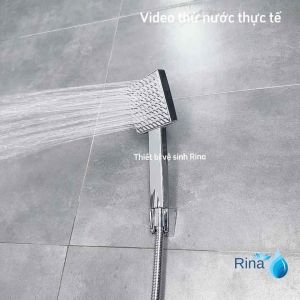 Bộ Vòi Tay Sen Tắm Mặt Vuông Rina RN212 Bát Sen Tắm Mặt Vuông - Tay Sen Tắm Massage