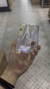 APPN(1เซ็ทได้2ใบ มีคลิปรีวิว) แก้ว แก้วน้ำ แก้วใส่น้ำ แก้วน้ำอัดลม แก้วกินเบียร์ แก้วเหล้า แก้วบรั่นดี แก้วไวน์ แก้วค็อกเทล ทรงเพชรกะรัต สีม่วงประกาย Diamond Rock ตกแต่งบ้าน ร้านอาหาร คาเฟ่ ภัตตาคาร บาร์ โรงแรม สินค้าพร้อมส่ง (1656651257)