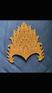 Renda Bordir Aksesoris Tari Mahkota Kepala Motif Srikandi